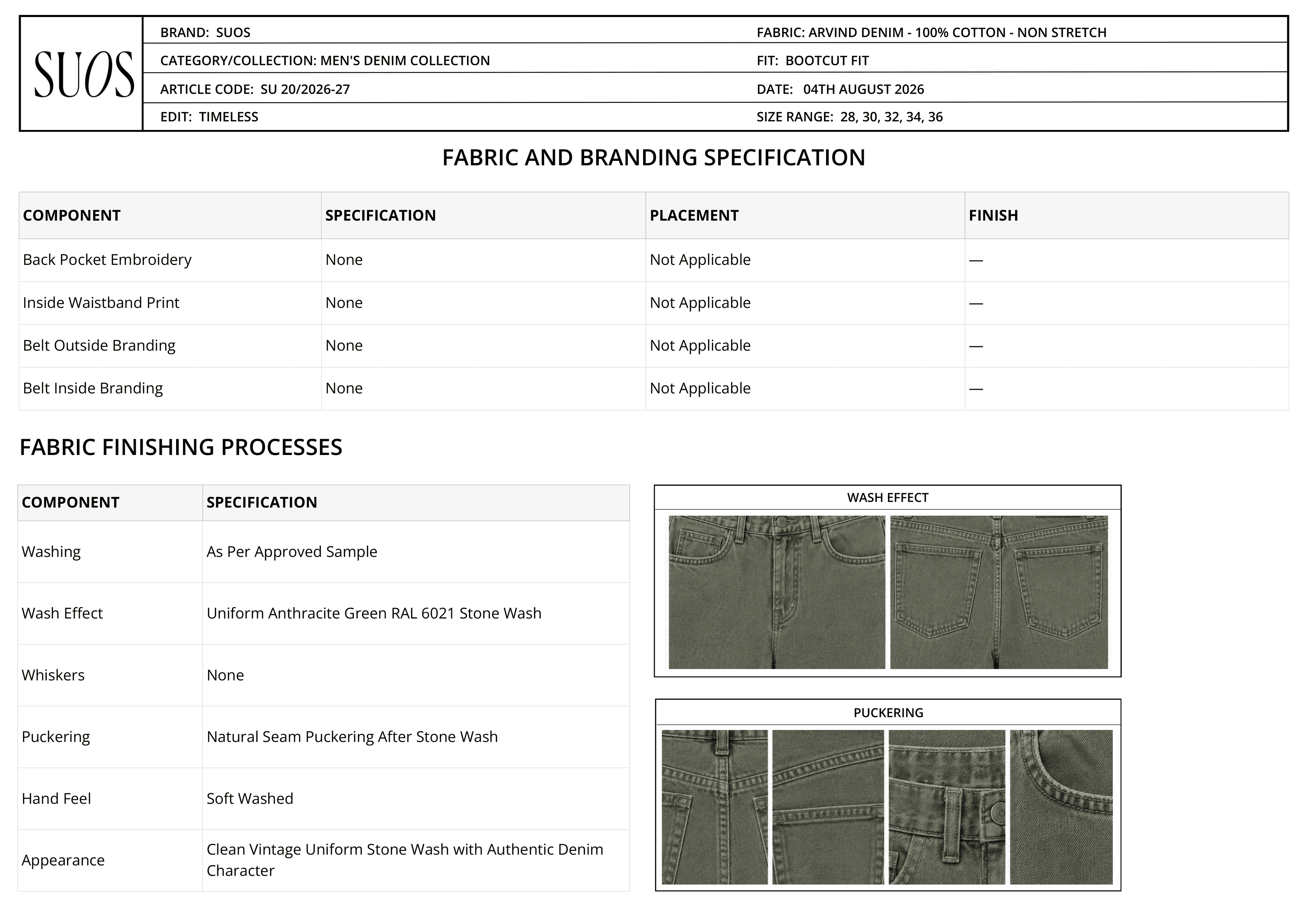 Size guide page 13