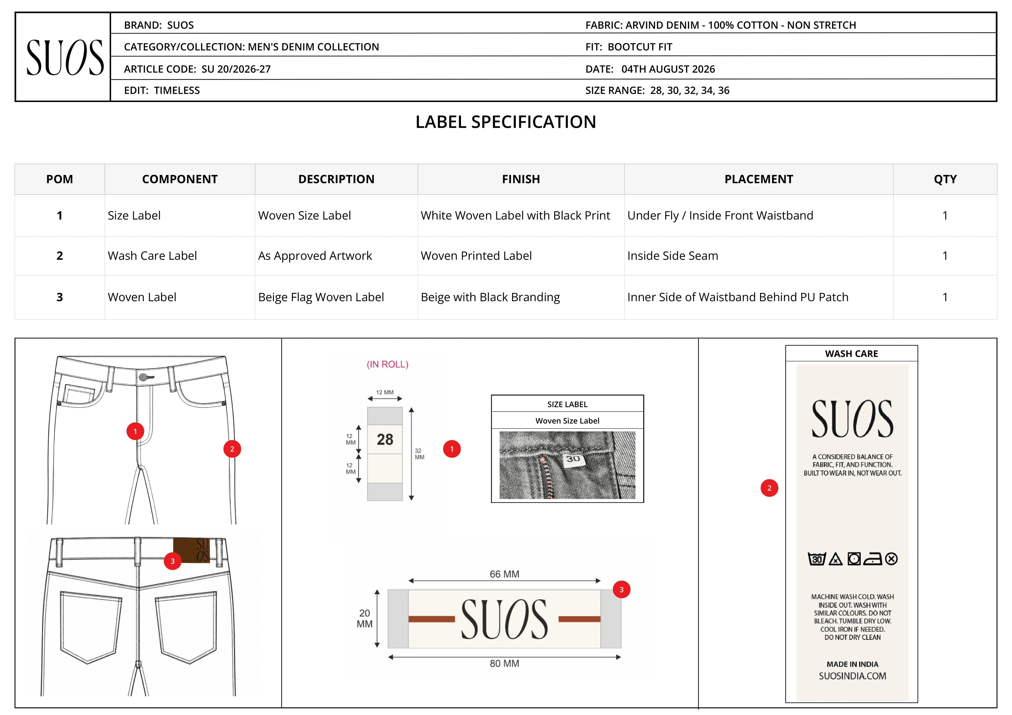 Size guide page 14